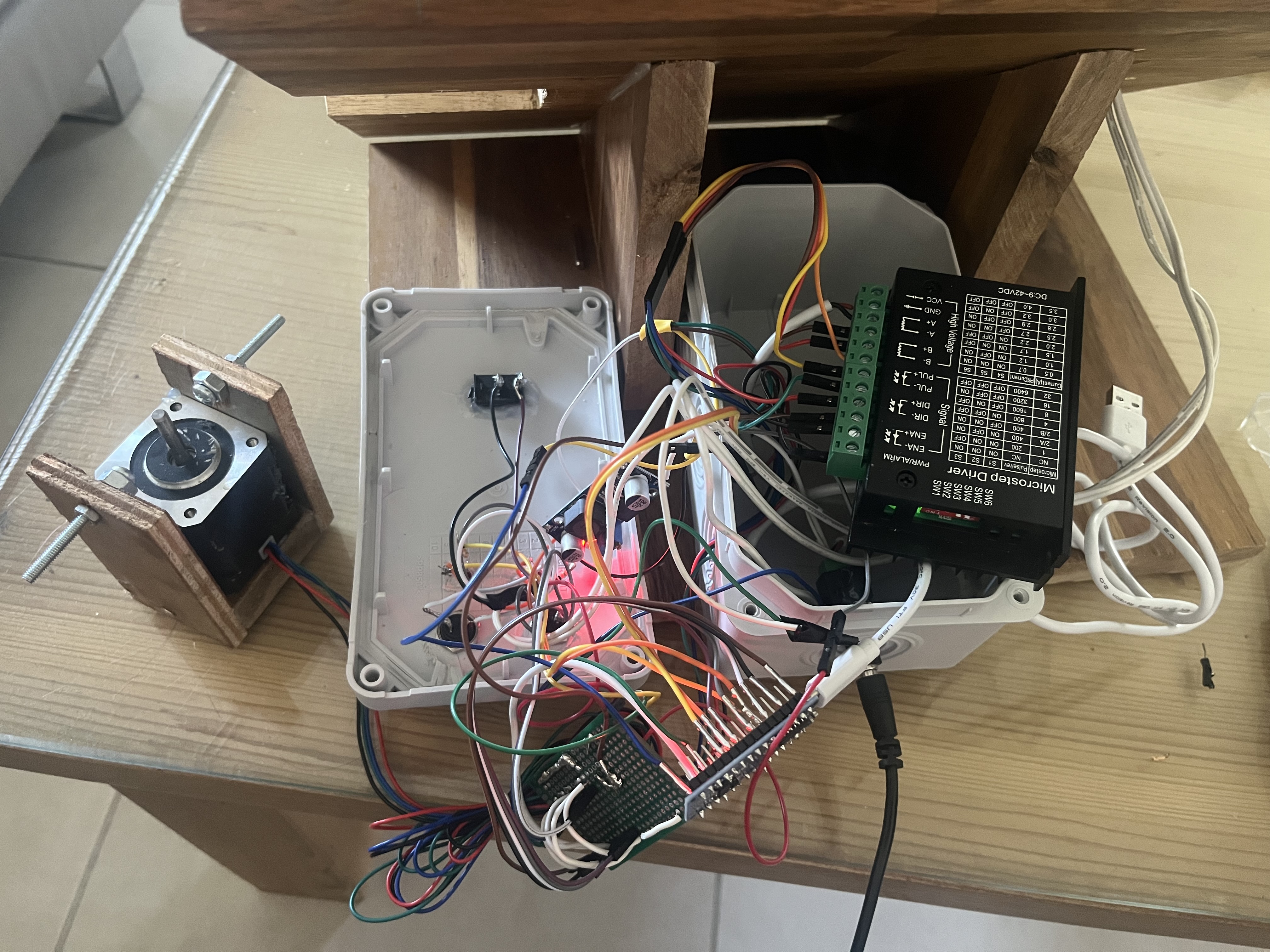 Montage mécanique du suivi